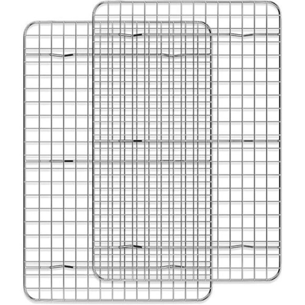 Cooling Rack for Baking 2-Pack, 15 x 10 Inches Baking Rack, Stainless Steel - Picture 7 of 7